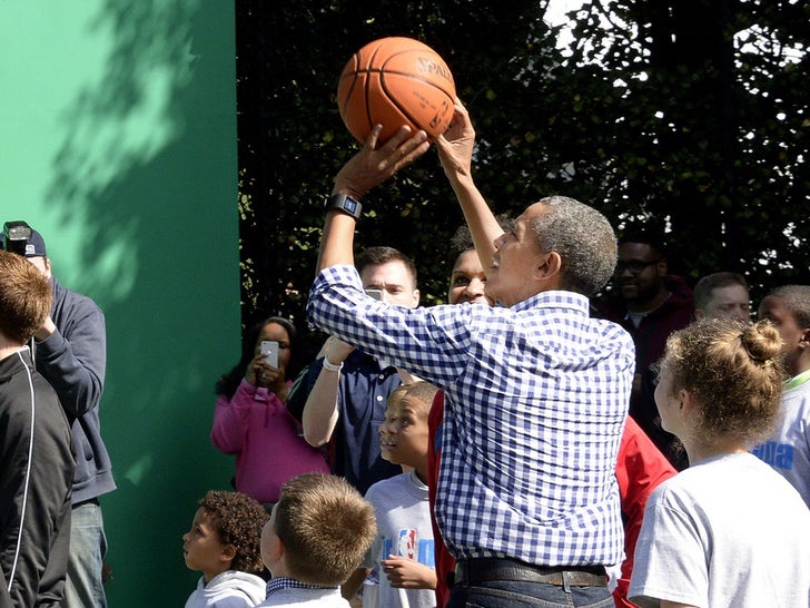 Obama's Basketball Shots