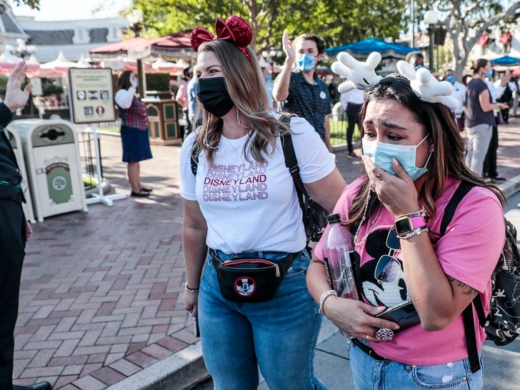 Disneyland Guests Get Emotional as Theme Park Reopens