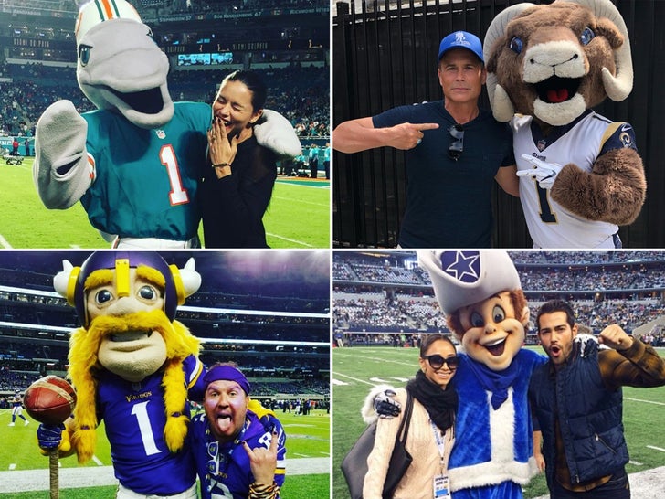 Famous Fans With NFL Mascots -- Get In The Game!.jpg