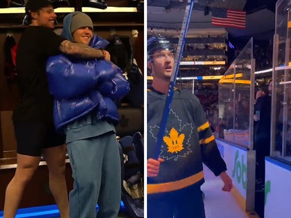 Justin Bieber, Auston Matthews, Toronto Maple Leafs