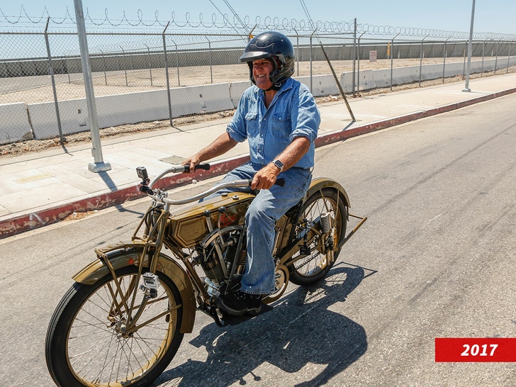 Jay Leno says he won’t stop riding motorcycles despite breaking bones in accident