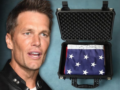 Tom Brady Signed Flag