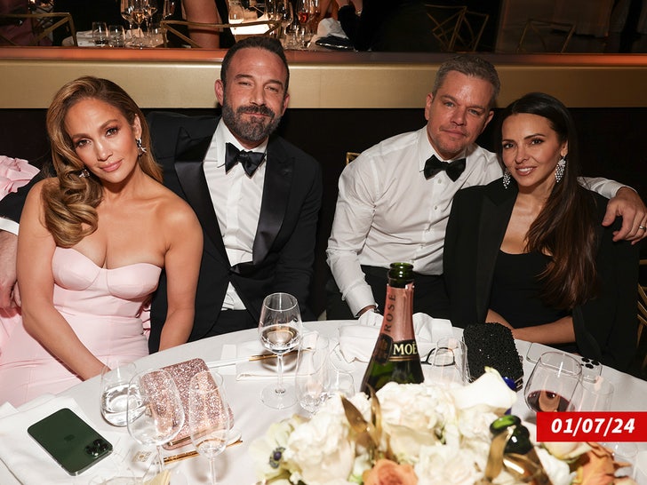 091424 Luciana Barroso Ben Affleck Matt Damon Jennifer Lopez Getty