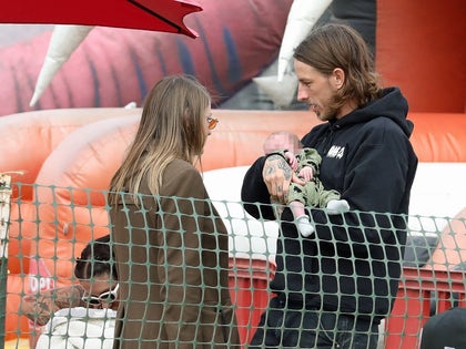 Frances Bean Cobain Baby Hawk Pumpkin Patch 2