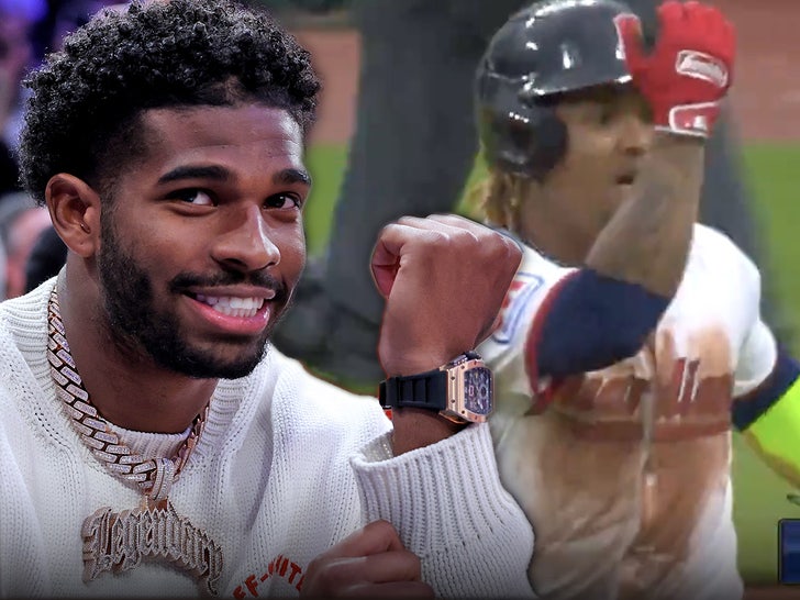 Shedeur Sanders jose ramirez watch celebration main getty x composite 2