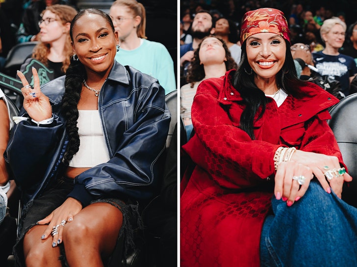CeLiberty Row at the New York Liberty’s Game