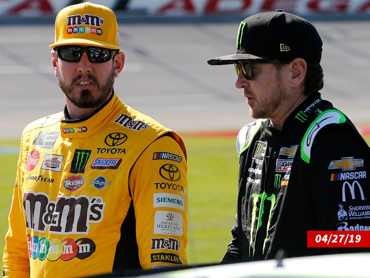 kurt and kyle busch together GETTY