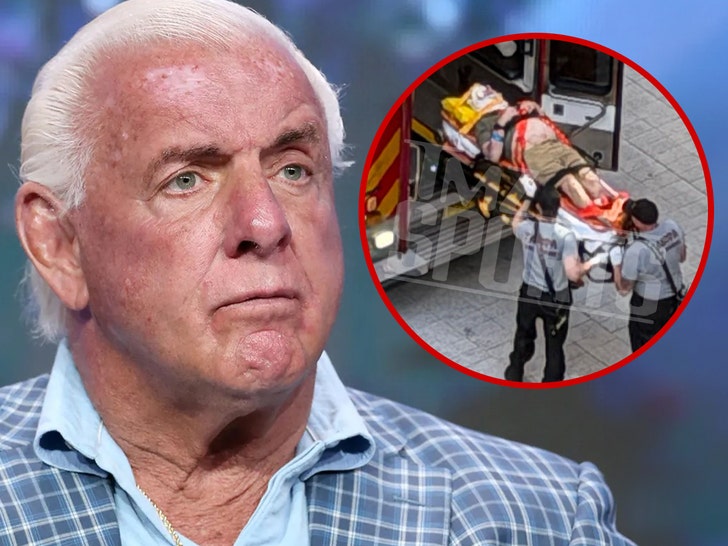 RIc flair ambulance getty tmz sports 2