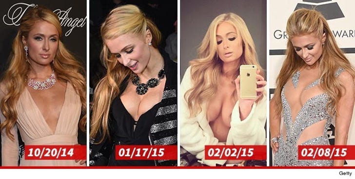 Paris Hilton -- OK My Giant Boobs Are An Illusion :: 0213-paris-hilton-huge-boobs-sub-getty-4