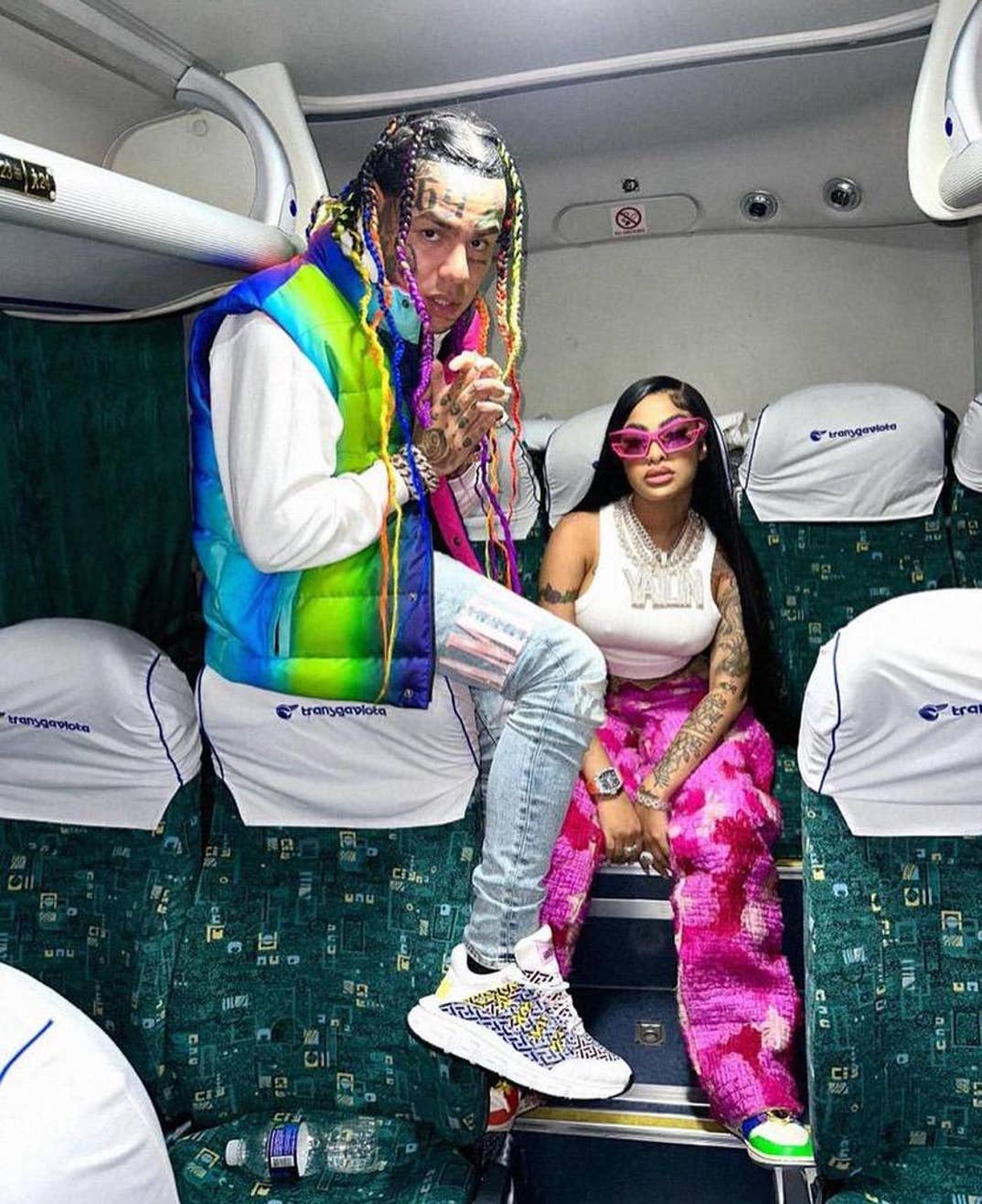 Tekashi 6ix9ine And Yailin La Mas Viral Together