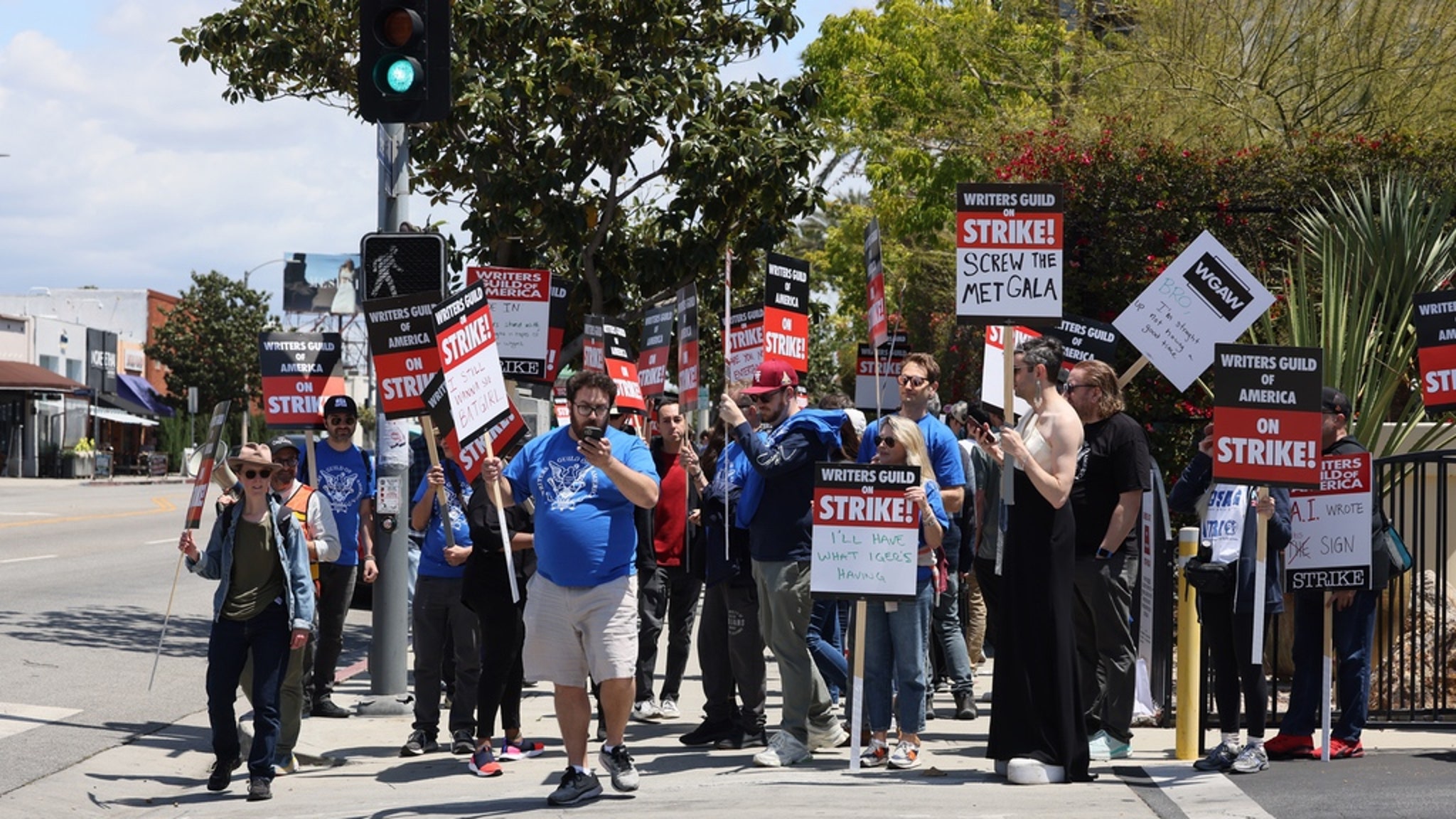 WGA Strike Picket Lines