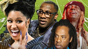 nicki minaj lil wayne jay z and shannon sharpe getty 1