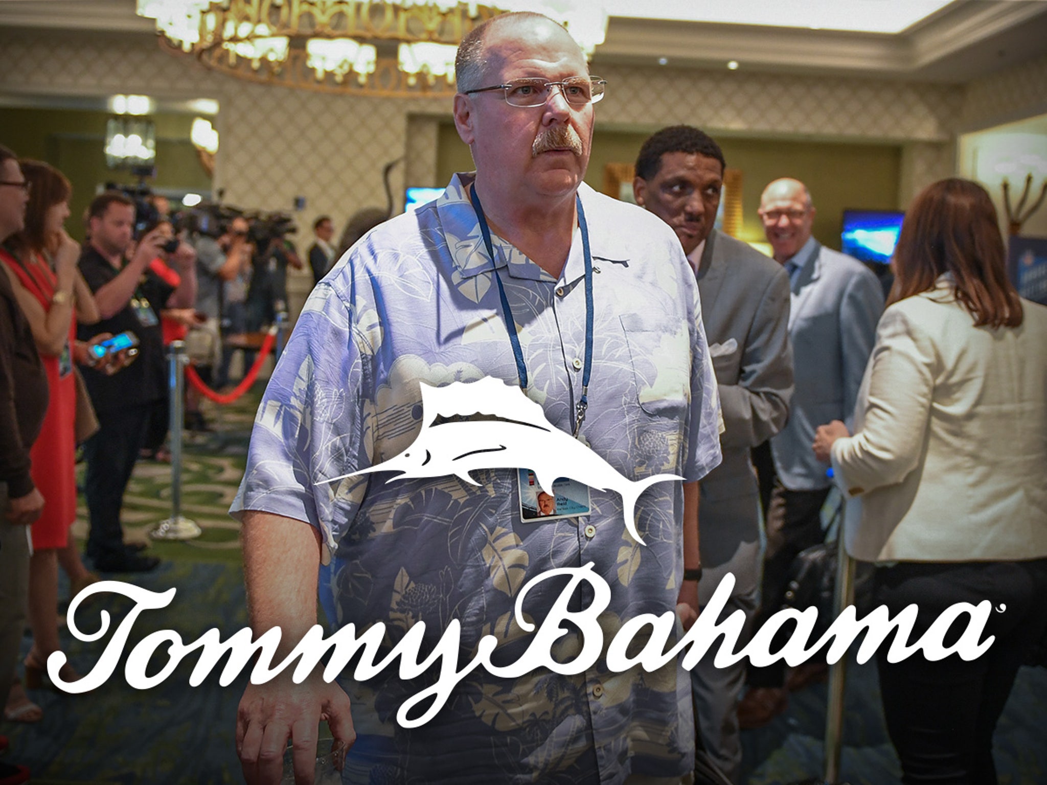 Andy Reid Is Tommy Bahama's Most Important Male Model, Sales Skyrocket!