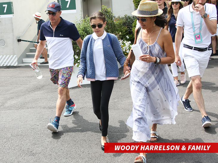 Woody Harrelson and family getty