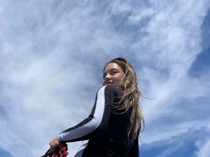 Sydney Sweeney Swimsuit Boat Butt Photos 2