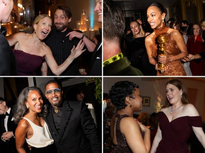 Celebrities Hanging Out Inside Golden Globes After Parties