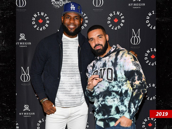 LeBron James Drake Sub -getty Swipe