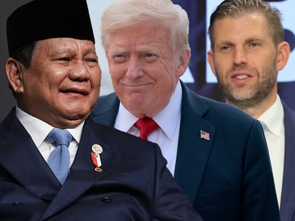 donald trump eric trump getty prabowo subianto getty comp