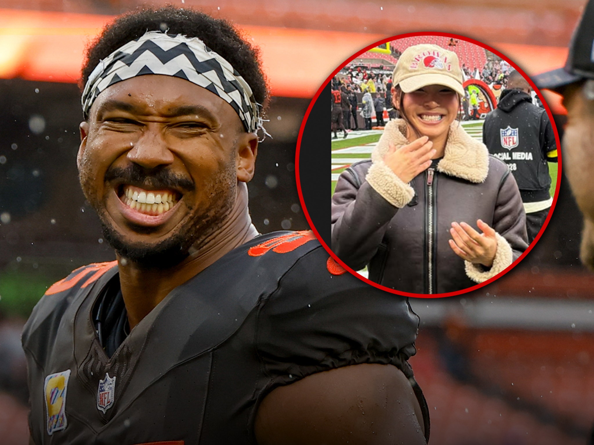 Chloe Kim Rocks Browns Gear, Supports Myles Garrett In Win Over