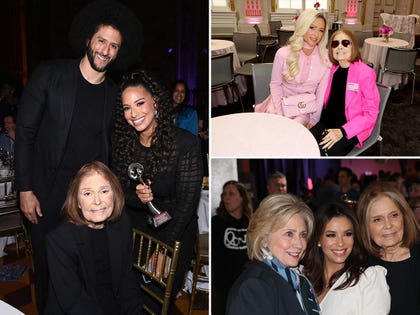 Colin Kaepernick, Paris Hilton, Hillary Clinton, Eva Longoria, Gloria Steinem