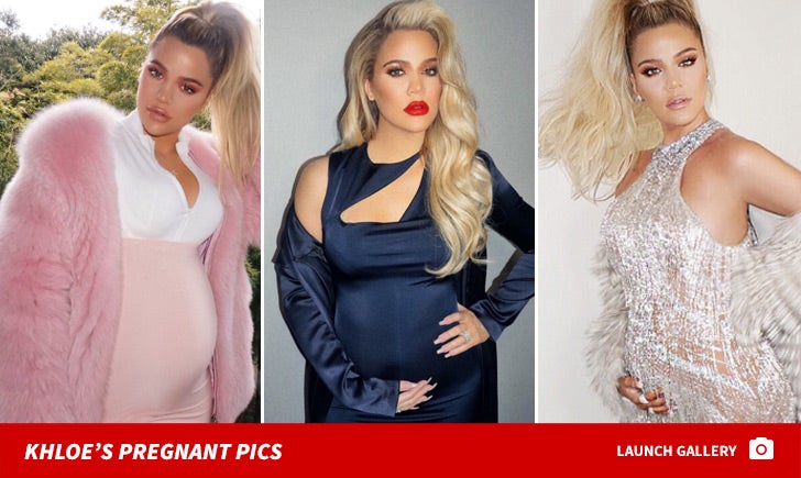Khloe Kardashian's Pregnant Pics