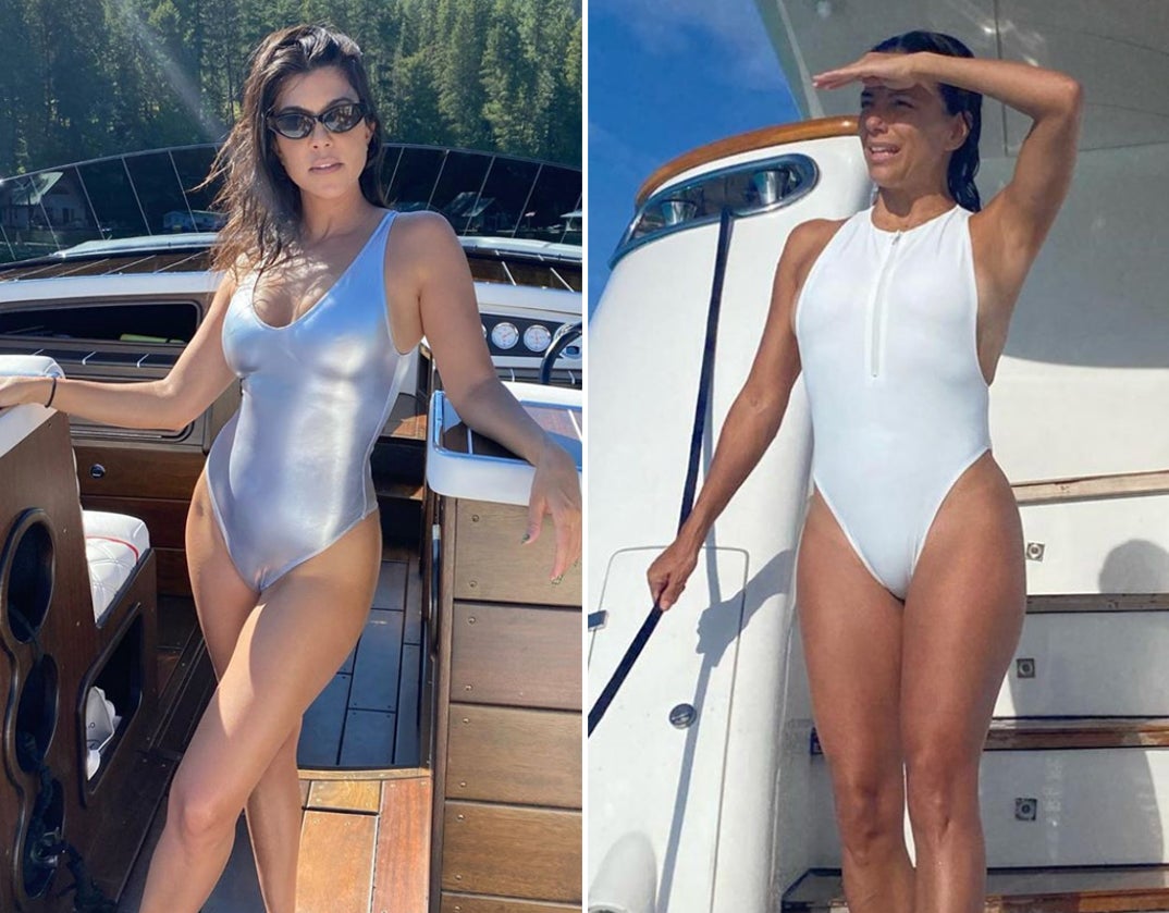 Kourtney Kardashian (41) vs. Eva Longoria (45) -- Boatin' Babes Edition