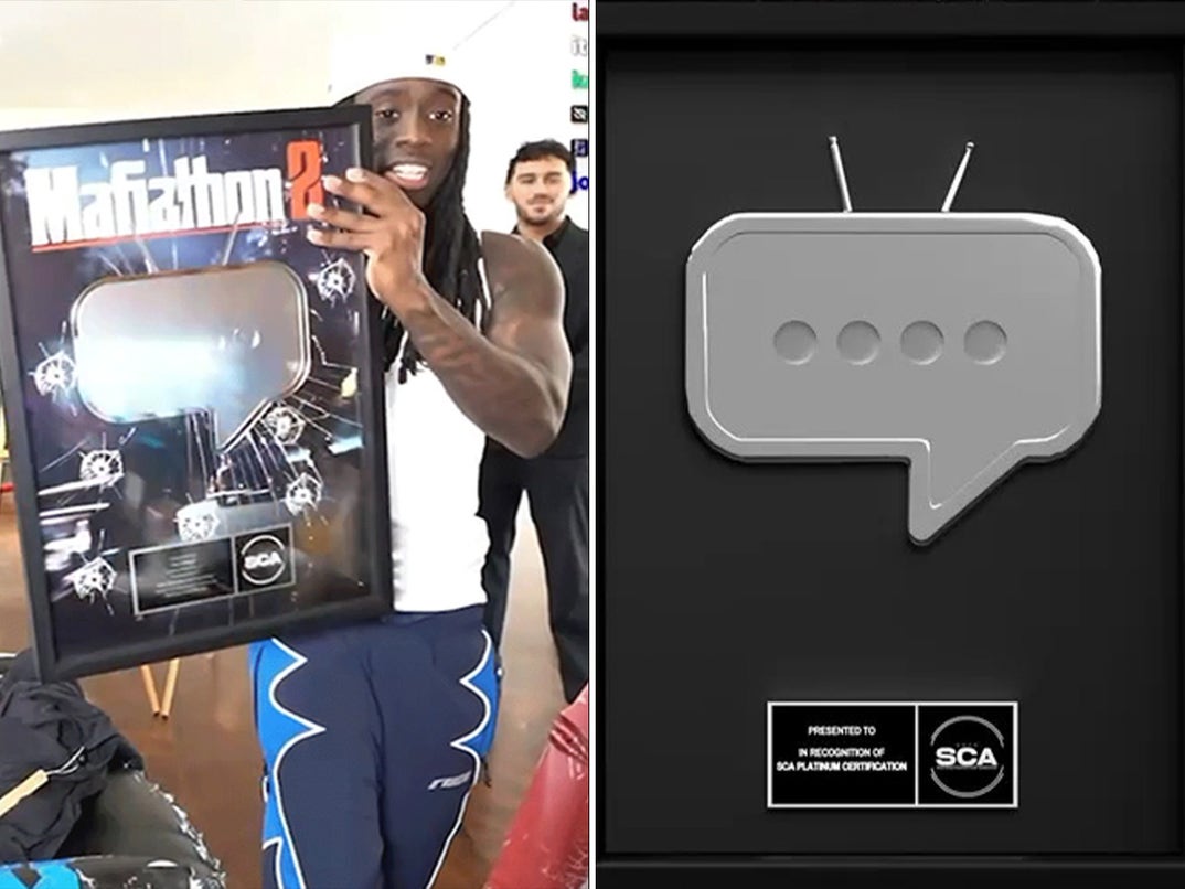 TMZ exclusively reported, Kai Cenat -- American online streamer and YouTuber (and the most subscribed and followed streamer on Twitch) notched another accolade for the ages this week: he was awarded the inaugural plaques by the Stream Certification Association! Kai & Co. were surprised live on air by a rep from the newly minted SCA, with a plaque for going 6x platinum! Not too shabby for a 23 year old Gen-Z star ... way to go Kai!