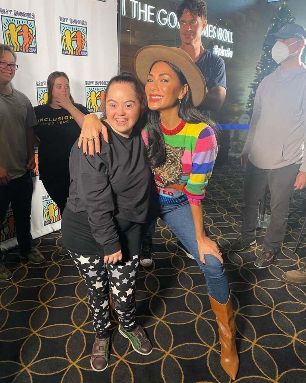 Nicole Scherzinger with Best Buddies