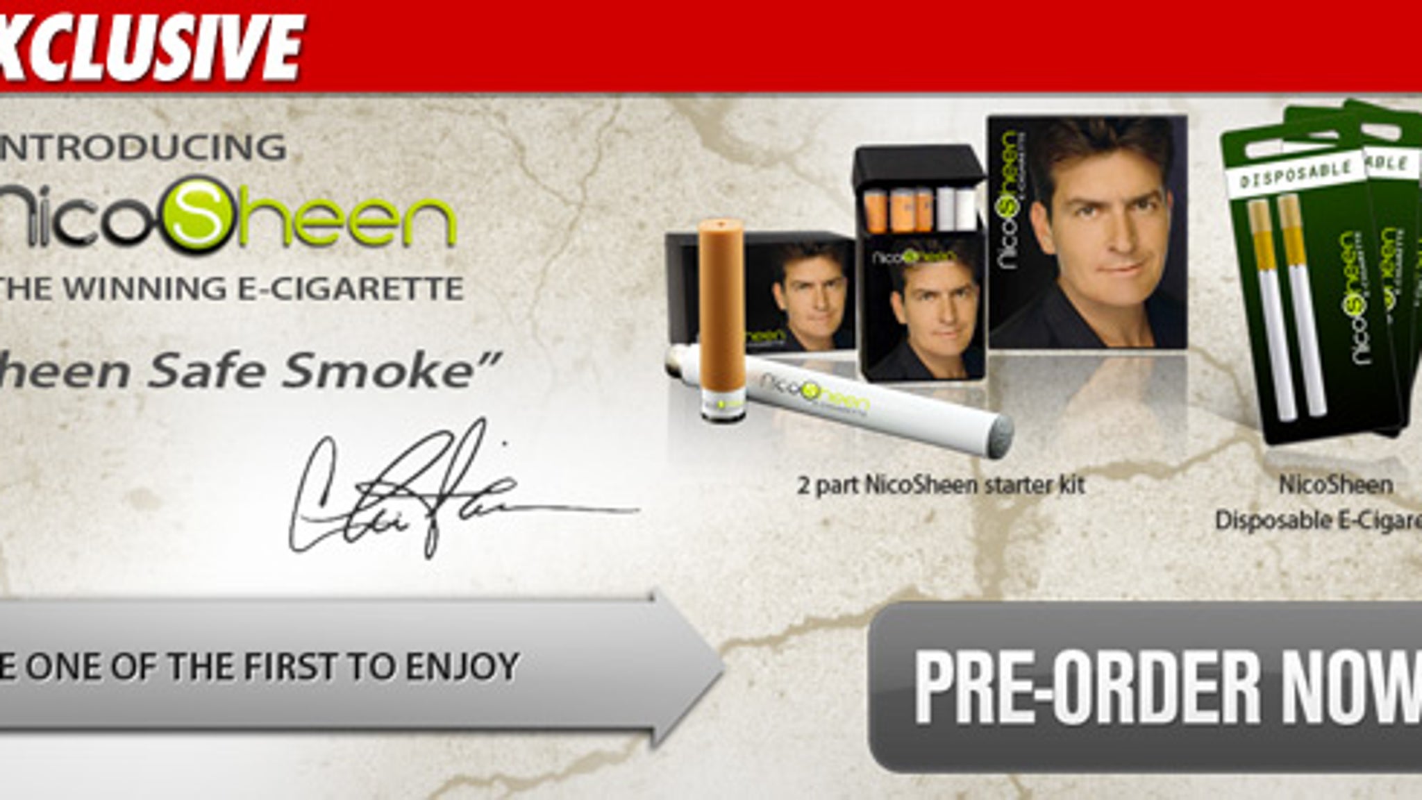 Charlie Sheen -- Getting Into the E-Cigarette Biz