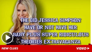 Jessica Simpson -- VERY Pregnant With Conspiracy Theories