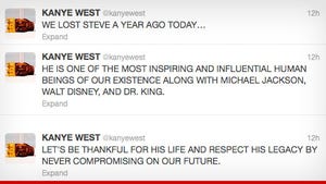 Kanye West Comes Out of Twitter Retirement to Honor Steve Jobs
