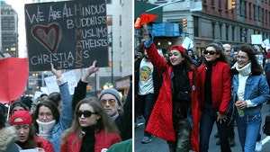 Bella and Gigi Hadid Join Anti-Trump Immigration Rally