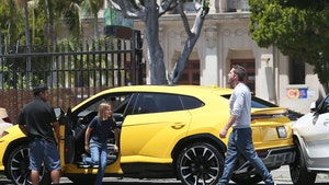 Ben Affleck's 10-Year-Old Son Takes Wheel of Lamborghini and Hits Car