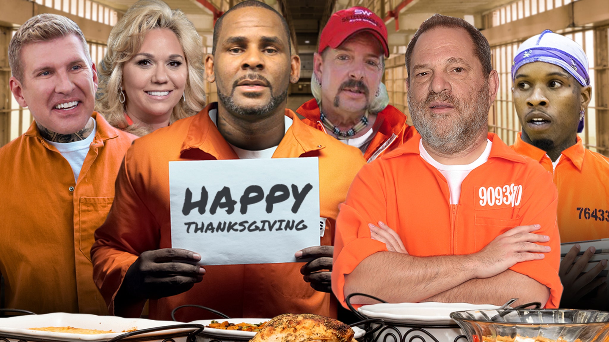 Celebrity Convicts’ 2023 Thanksgiving Prison Meals Revealed
