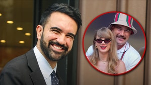 Zohran Mandani travis kelce taylor swift getty 1