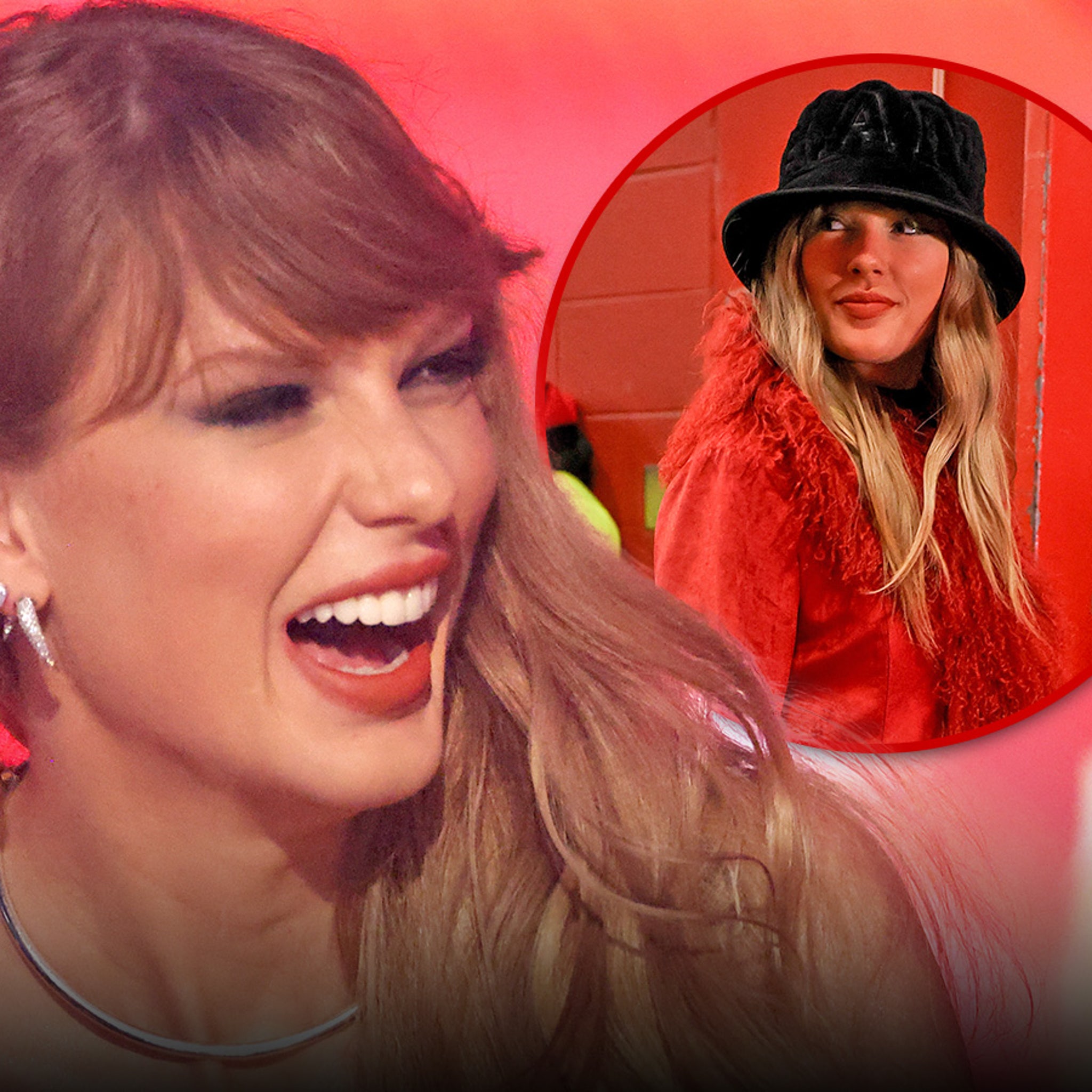 Taylor Swift Wears Big Red Coat to Chiefs Game Against Texans