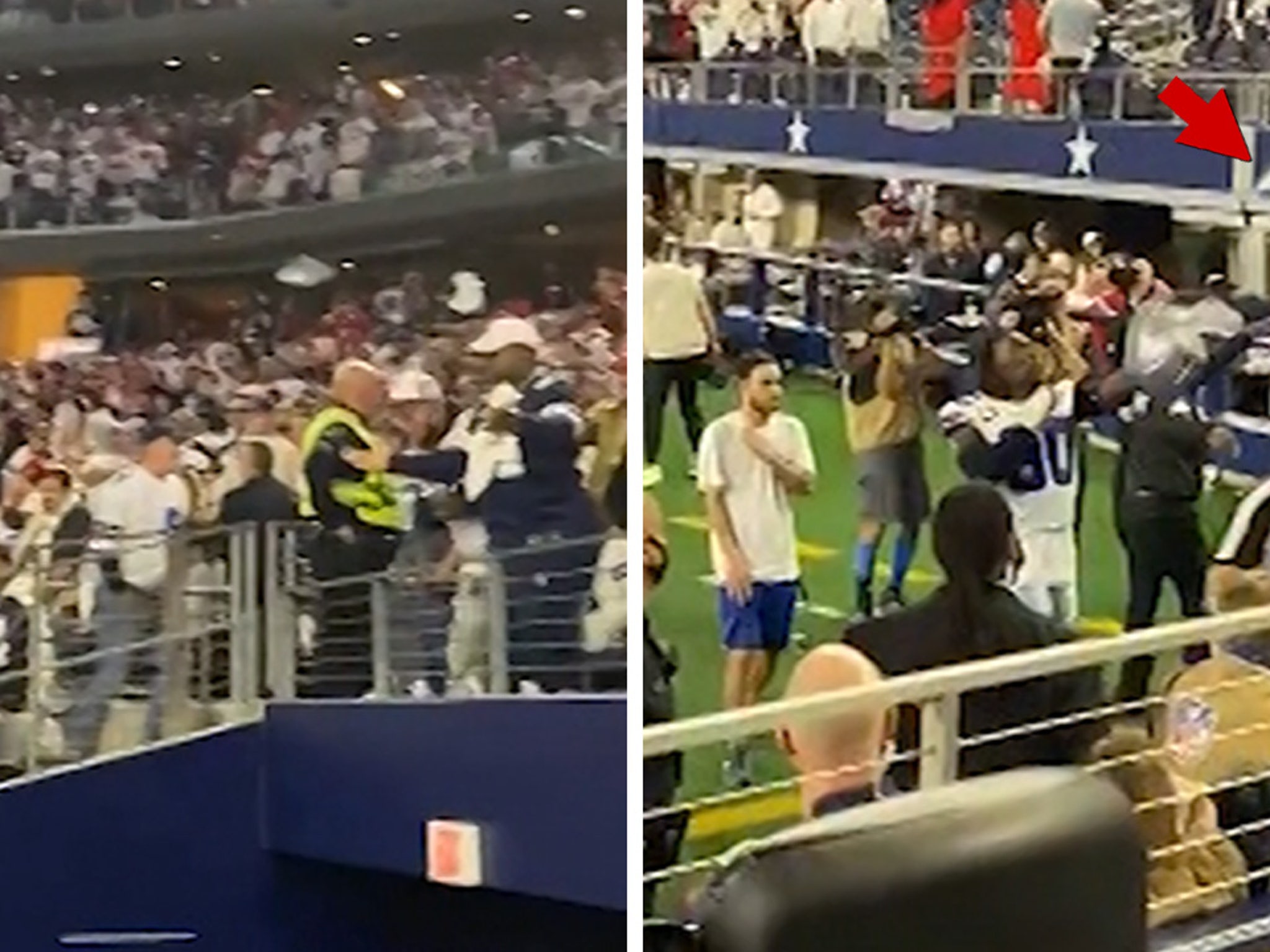 Video showed Cowboys fans throwing trash at the refs after brutal loss