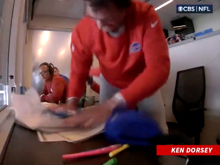 Bills OC Ken Dorsey Throws Tantrum In Booth, Slams Headset, Tablet.jpg
