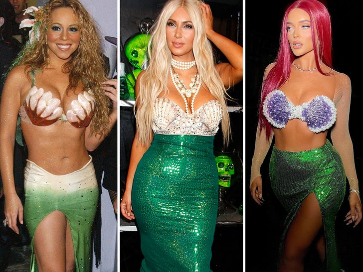 Stars Dressed As Mermaids Through The Years