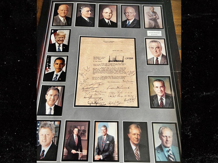 A unique letter signed by 14 Presidents momentsintime 2