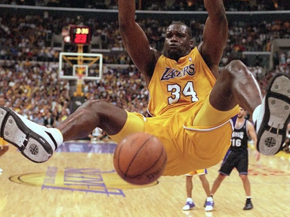 shaq on the court