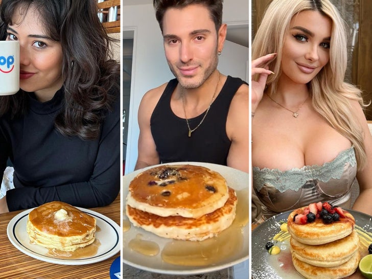 Celebrities With Pancakes