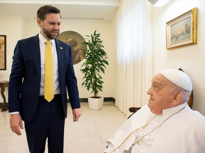 jd vance and the pope francis before death getty 3
