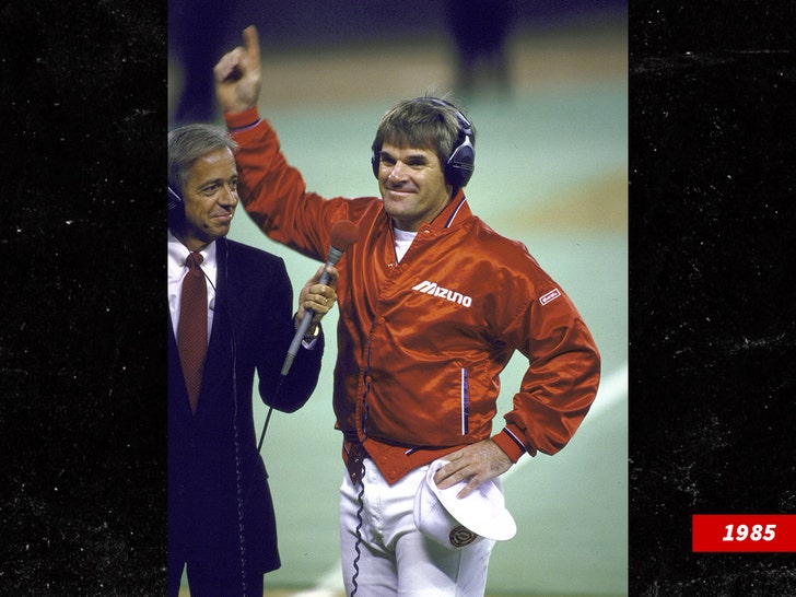 Martin Brendnam com Pete Rose