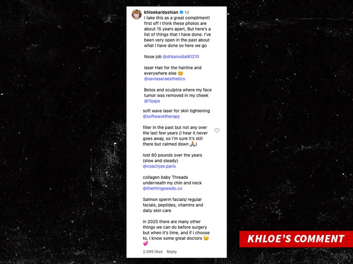 khloe kardashian comment insta 1