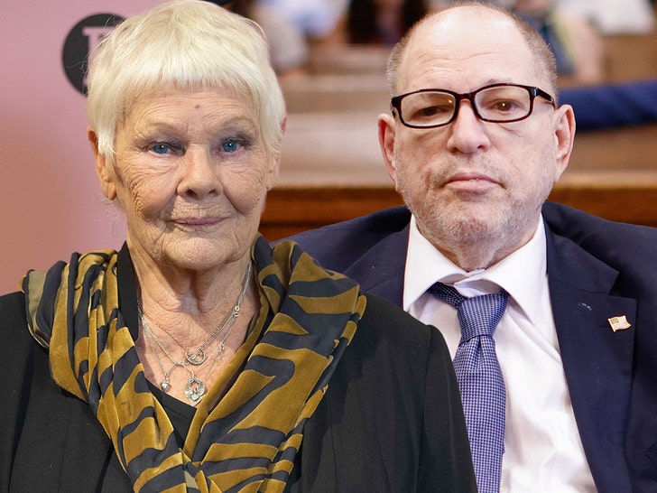 Judy Dench and harvey weinstein getty 1