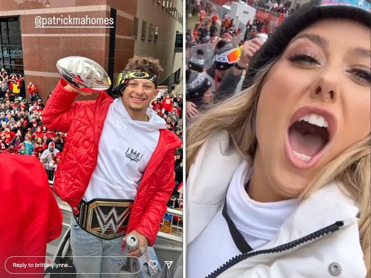 Donna Kelce joining Travis at Chiefs Kingdom Champions Parade