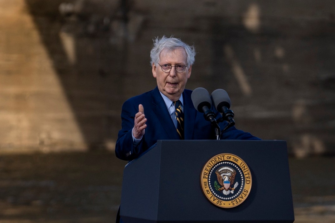 0726 Mitch McConnell Hard At Work 1