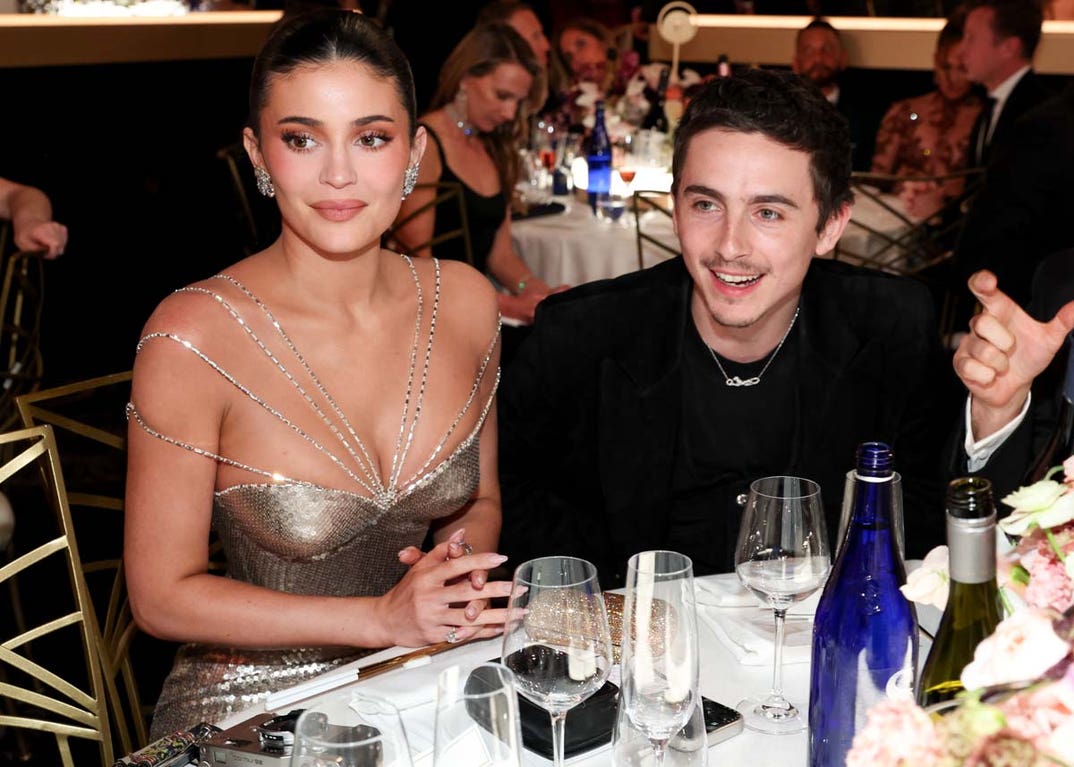 kylie jenner timothee chalamet GettyImages-2255282843