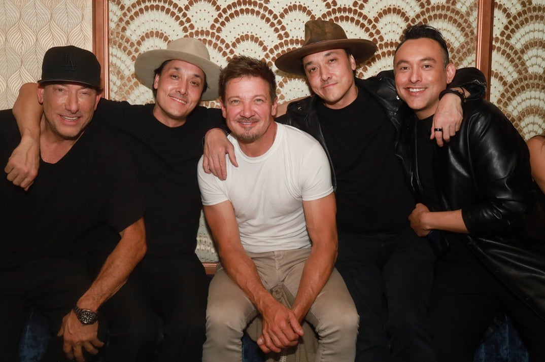 Actor Jeremy Renner along with friends David Weiss, Mark & Jonnie Houston, and Publicist Robert Barrios celebrated at Affinity Nightlife’s post runway show celebration at SAY YES in Hollywood, CA, on Sunday, October 18th, 2026